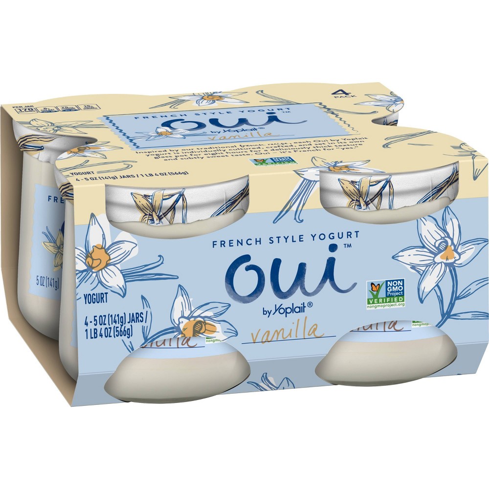 UPC 070470496610 product image for Oui by Yoplait Vanilla Flavored French Style Yogurt - 4pk/5oz jars | upcitemdb.com
