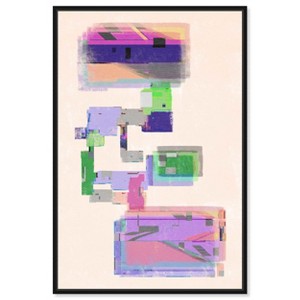 Art Remedy Dreaming of a dream Modern Color Block Abstract Wall Art Framed - 1 of 4
