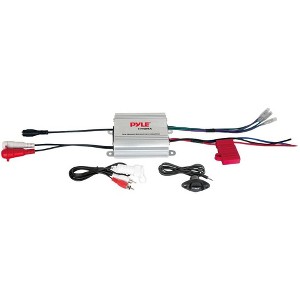 2-Channel Waterproof Marine Amplifier for Boating with High Power Output, Compact Design, + Easy Installation - 1 of 4