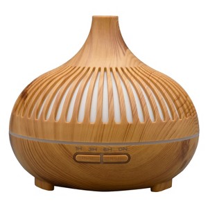 Di'Aroma Ultrasonic Essential Oil Diffuser 300ml, Aroma Diffuser with Timer, LED Lights & Natural Wood Grain Finish for Home or Office - 1 of 3