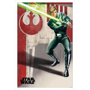 Trends International Star Wars: Return of the Jedi - Luke Framed Wall Poster Prints - 1 of 4