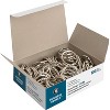 Business Source Book Rings 1" Diameter 500/BD Silver 01436BD - 2 of 4