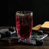 Slickblue Polyhedron Highball Glasses Set - 6 Pieces, 11.8 oz, for Cocktails & Drinks - 3 of 4