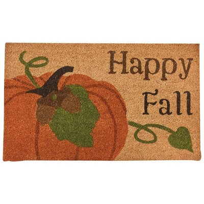 Park Designs Happy Fall Pumpkin Doormat 1'6''x2'6'' : Target