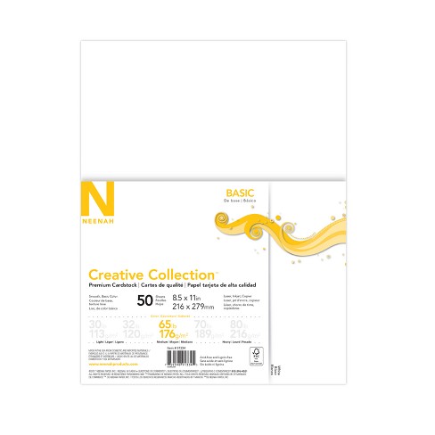 50ct Premium Cardstock 65lb White Neenah Creative Collection Target - tarjetas de roblox roblox free alt accounts