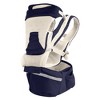 Qinhu Ergonomic Multifunctional Baby Carrier with Hip Seat & Head Hood, Adjustable for 0-4 Years, 55lbs blue - 4 of 4