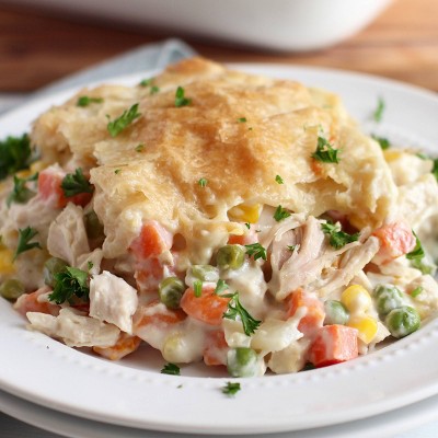 Let's Dish! Frozen Family Style Chicken Pot Pie - 30oz