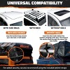 Mockins 35 Cu Ft. Black Waterproof Rooftop Cargo Bag (60"x42"x24") with PVC Mat, Straps, Hooks & More - 4 of 4