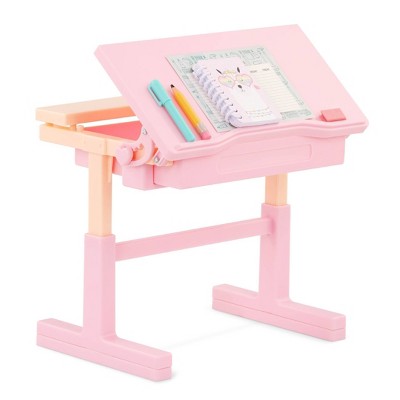 Our Generation School Dreams Modern Desk with Tilt Top Accessory Set for 18&#34; Dolls_6