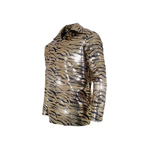 Underwraps Mens Sequin Tiger Shirt - 1 of 1