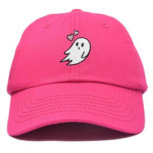 Dalix Heartly Ghost Embroidered Mens Womens Cotton Dad Hat Baseball Cap Adjustable - 1 of 4