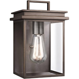 Generation Lighting Chappman 10" Antique Bronze Outdoor Wall Light - 1 of 2