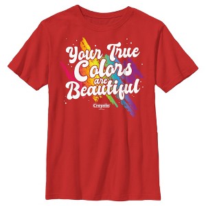 Boy's Crayola Your True Colors Are Beautiful T-Shirt - 1 of 4