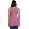 24seven Comfort Apparel Womens Scoop Neck Sleeveless Tunic Top - 3 of 4