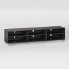 Hollywood TV Stand for TVs up to 85" Wood Grain - CorLiving - 4 of 4