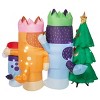 Gemmy 6.3-feet Giant Bluey Heeler Family Christmas Inflatable Scene - 4 of 4