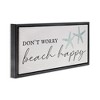 Stupell Industries Don't Worry Beach Happy, 25" x 11" - 3 of 4