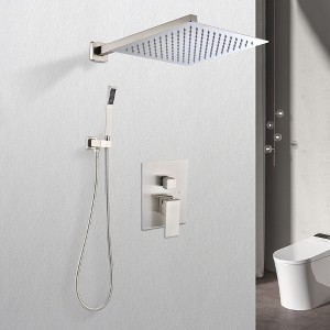 ALEXOUN  12" Rain Shower Head Systems Wall Mounted Shower - 1 of 4