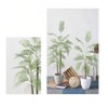 4Ft Tall Triple Fake Palm Tree in Pot Artificial Palm Tree UV Sun Resistant Tropical Floor Faux Plant for House Indoor Outdoor Office Living Room Bed - 4 of 4