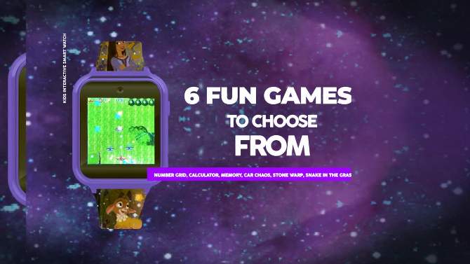 Girls&#39; Disney Wish Interactive Watch - Purple, 5 of 7, play video