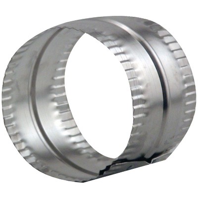 Lambro® 4-In. Aluminum Duct Connector in Silver