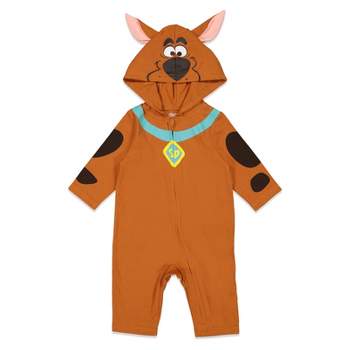 Scooby-Doo Scooby Doo Zip Up Cosplay Coverall Tail Little Kid to Big Kid 