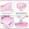 Infans 6-in-1 Foldable Baby Walker, Infant Activity Walker with Wheels, Adjustable Heights, Music, Lights, Walker for Baby 7-14 Months, Pink - 4 of 4