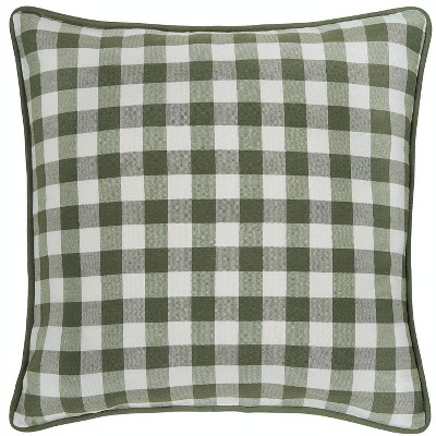 Kate Aurora 2 Pack Country Farmhouse Buffalo Plaid Zippered Pillow Covers