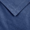 Flannel Cotton Modern Solid Fuzzy Duvet Cover Set With Pillow Shams by Blue Nile Mills - 4 of 4