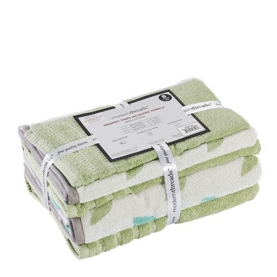 Sage Green Organic Cotton 6-Piece Towel Set