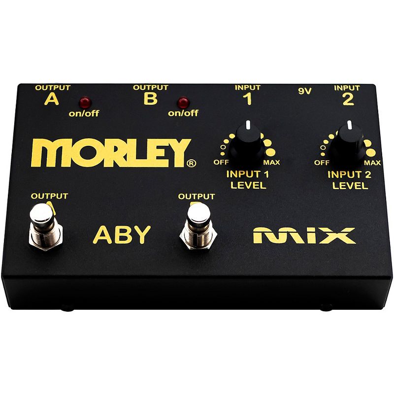 Morley Gold Series ABY MIX Switcher Effects Pedal Black, 2 of 5
