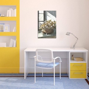 iCanvas Daisies in The Window by George Bjorkland Canvas Print Wall Art - 1 of 3