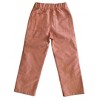 Kids' Organic Reinforced Straight Leg Pants Orange Chambray - Jackalo - 3 of 4