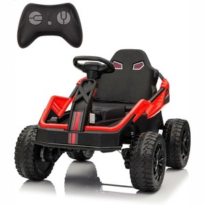 24V Kids Electric Ride-On Car with Parent Control, 4x4 200W ATV for Ages 3+, Adjustable 16" Seat, 4 Shock Absorbers, Music, Durable Wheels - 1 of 4