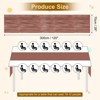 Unique Bargains Light Elegant Romantic Sheer Rustic Gauze Table Decoration Runner 2 Pcs - 2 of 4