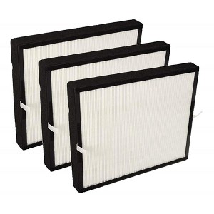 Nispira True HEPA Activated Carbon Air Filter Replacement Set Compatible with Air Purifier A350 A375. Compared to Part BF25A 3 Packs - 1 of 4