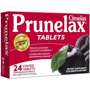 Prunelax - Ciruelax Regular Strength Laxative Tablets, 24 Count - 1 of 4