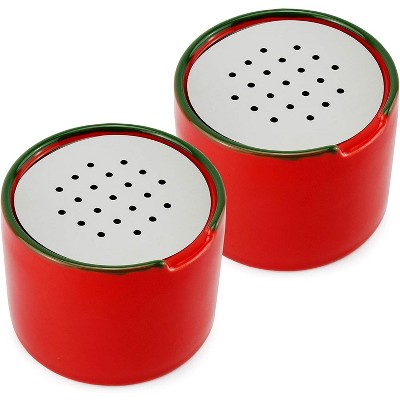 Cornucopia Brands Fruit Fly Traps, 2pk; Empty Ceramic Fly Catchers w/ Vented Lids; Bait Not Included