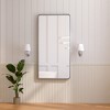 Keonjinn Framed Wall Mirror, Modern Rectangular Bathroom Vanity Mirror, Wall Mounted - 2 of 4