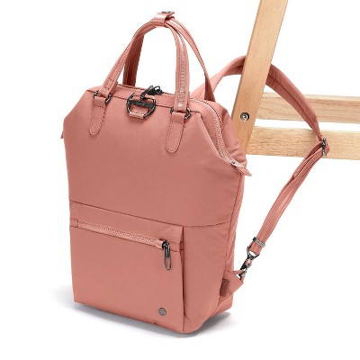 Pacsafe Citysafe CX mini backpack (Econyl Rose) — фото 4