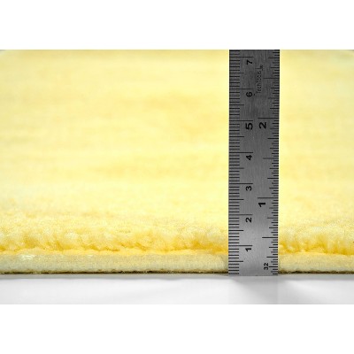Rubber Ducky Yellow Nylon Washable Bathroom Rug Set