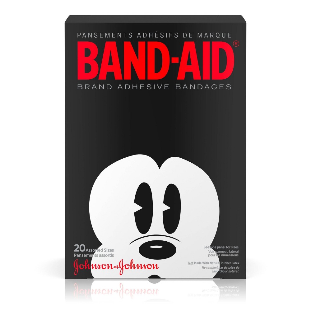 UPC 381371058341 product image for Band-Aid Adhesive Bandages Mickey Mouse, Assorted Sizes - 20ct | upcitemdb.com