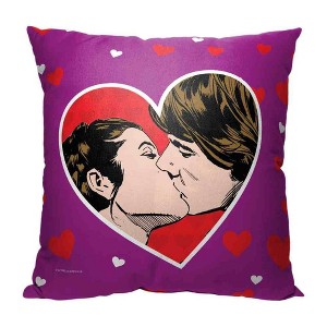 Disney Star Wars Han And Leia Throw Pillow 18x18 Inches - 1 of 2