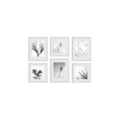 Haus and Hues Chelsea Gallery Wall Frame Set with Real Glass and Mat