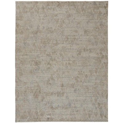 Elias Modern Abstract Gray/Taupe Area Rug