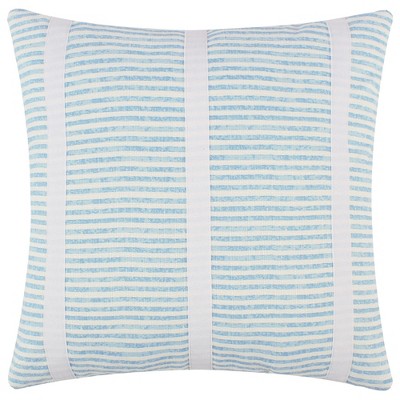 Sol Stripe Patch Striped Tassel Pillow -Levtex Home