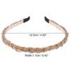 Unique Bargains Women's Beaded Hair Hoop Headband Accessories Hairband 0.43 Inch Wide 1 Pc - 4 of 4