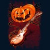 Men's Design By Humans Pumpkin Rocker By cashfish T-Shirt - 2 of 4