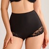 Women's Lace Layer Black Shapewear Briefs - Cupshe - 4 of 4