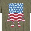 Boys' - SpongeBob SquarePants - Silhouette Stars Stripes Short Sleeve Graphic T-Shirt - 2 of 4